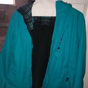 Reversible winter coat